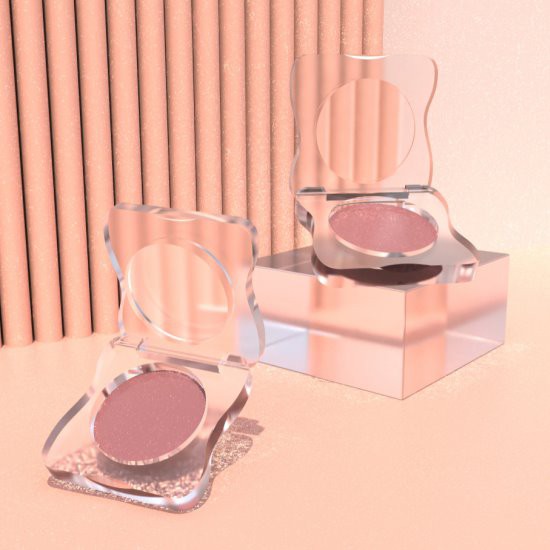 Ambalaj drăguț pentru paleta de fard de pleoape